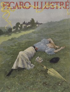 Primavera. Portada de Le Figaro Illustré, mayo 1896