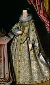 Eleanor Gonzaga (1598-1655), esposa de Fernando II (1578-1637) Emperador del Sacro Imperio Romano, principios del siglo XVII de Lucrina Fetti