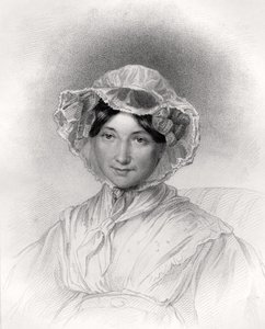 Frances Trollope, grabado por W. Holl, de 