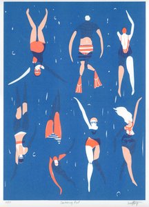 Piscina, 2016 (serigrafía)