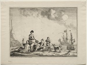 Vendedor de pescado, 1701