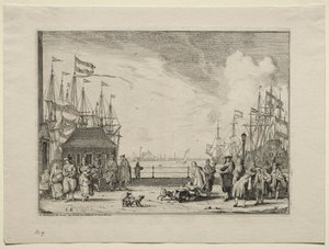 Puerto en Ámsterdam, 1701