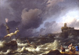 La tormenta de Ludolf Backhuysen