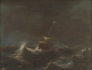 Una tormenta de Ludolf Bakhuizen