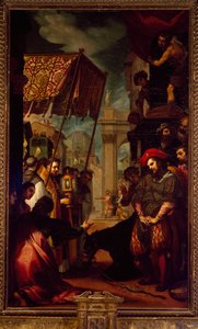San Antonio de Padua, el milagro de la mula de Ludovico Cardi