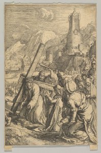 Cristo llevando la cruz, de La Pasión de Cristo