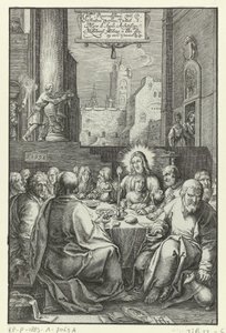 La última cena La Pasión (título de la serie) de Ludovicus Siceram