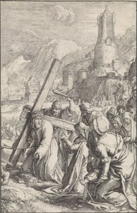 llevando la cruz La Pasión (título de la serie) de Ludovicus Siceram