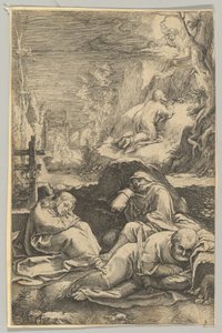 La Agonía en el Jardín, de La Pasión de Cristo, ca. 1623