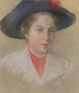 Retrato de la hija del artista, Palma de Ludovit Cordak