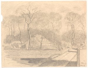 Casa en la entrada de un bosque de Ludvig Find