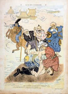 Caricatura de Braun que representa a Henri Brisson (1835-1912) de Ludwig Braun