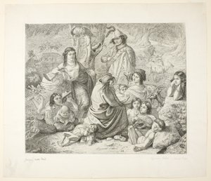 Vida gitana de Ludwig Emil Grimm