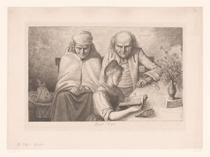 Mañana de Pentecostés
Pfingst Morgen (título en el objeto) de Ludwig Emil Grimm