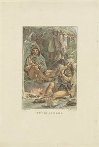 Habitantes de Tierra del Fuego
Tierrails (título en el objeto) de Ludwig Gottlieb Portman