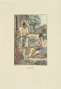 Pareja en su cabaña en el campo
Arroyos (título en el objeto)
