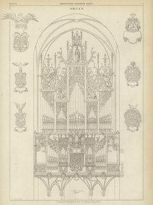 Órgano de la Iglesia de Santa María, Lubeck, Alemania de Ludwig Gruner