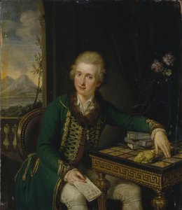 Retrato del Conde Michael Johann von der Borch 1751-1810 de Ludwig Guttenbrunn