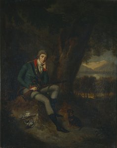 Retrato del Conde Nikita Petrovich Panin 1770-1837 en traje de caza