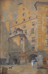 Dreifaltigkeitshof en Viena de Ludwig Hans Fischer