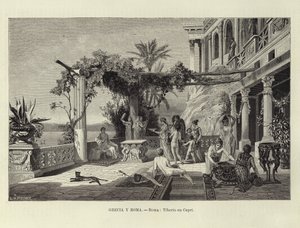 Grecia y Roma - Roma: Tiberio en Capri de Ludwig Hans Fischer