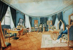 Una habitación de artista en Viena
