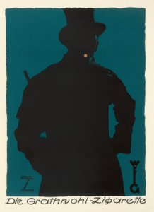 El cigarrillo Grathwohl de Ludwig Hohlwein