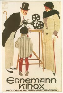 Ernemann Kinox. El ideal cinematógrafo familiar de Ludwig Hohlwein