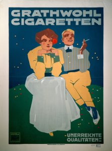Cigarrillos Grathwohl de Ludwig Hohlwein