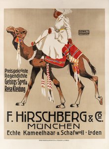 Hirschberg & Co. Ropa de deportes y viajes, 1907 de Ludwig Hohlwein