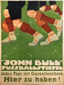 JOHN BULL BOTAS DE FÚTBOL. Cada par con certificado de garantía. ¡Aquí disponibles! de Ludwig Hohlwein