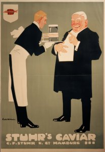Alimentos / Caviar (huevas limpias y saladas) de Ludwig Hohlwein