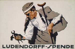 Donación de Ludendorff para los heridos de guerra de Ludwig Hohlwein