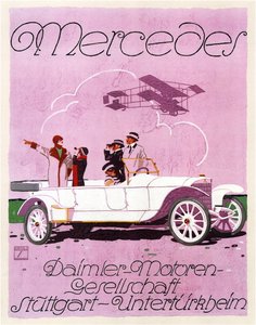 Mercedes, 1914 de Ludwig Hohlwein