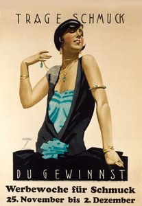 Usa joyas - Ganará. Publicidad de la semana de la joyería