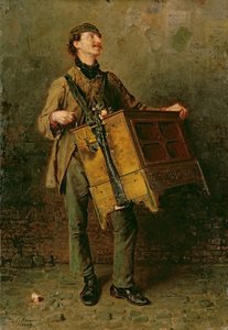 El Hombre de la Zanfona, 1869 de Ludwig Knaus
