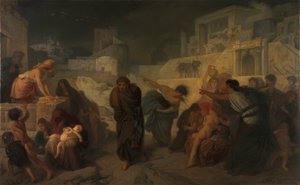 Jerusalén después de la muerte de Cristo de Ludwig Mayer
