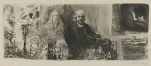 Obras de Rembrandt y Durero en diferentes técnicas de impresión An die Schönheit (título sobre objeto)