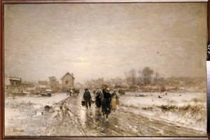 Regresando del Mercado de Ludwig Munthe