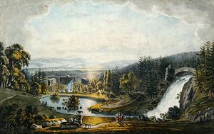 Vista del Castillo de Weissenstein de Ludwig Philipp Strack
