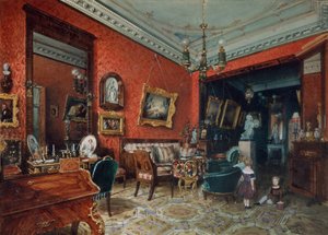 Una sala de estar, 1840s