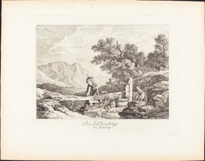 Der Lattenberg bei Salzburg de Ludwig Richter
