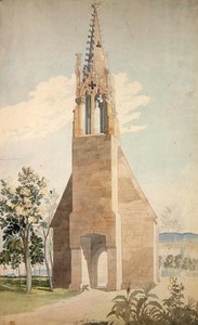 La Capilla Gótica cerca de Witzenhausen de Ludwig Sigismund Ruhl