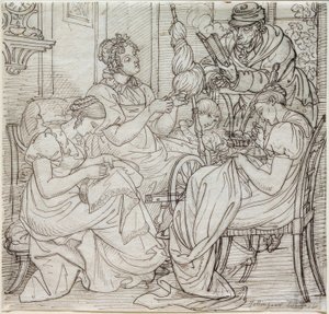 Familia Hottinger de Ludwig Vogel