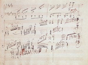 Partitura para la 