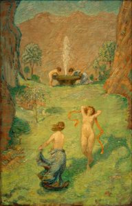 Baile de primavera de Ludwig von Hofmann