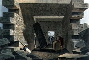 Interior del Templo de Júpiter Amón, placa 71 de 