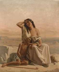 Agar e Ismael en el desierto de Luigi Alois Gillarduzzi
