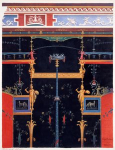 Decoraciones murales de la Casa de Aulus Vettius, Pompeya, c.36-39 d.C.
