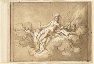 Juno sentada en las nubes de Luigi Brenta
